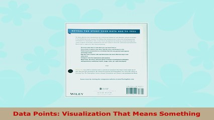 READ ONLINE  Data Points Visualization That Means Something