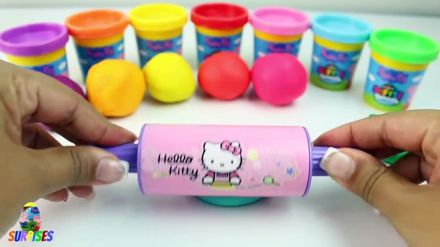 BEST LEARN COLORS Play Doh PlayDough Peppa Pig Molds Fun & Creative for Kids TOYKIDS