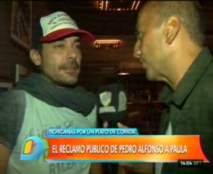 Pedro nota en Intrusos - 23 de Febrero