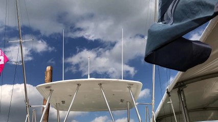 The Bertram 35 at the Miami Boat Show