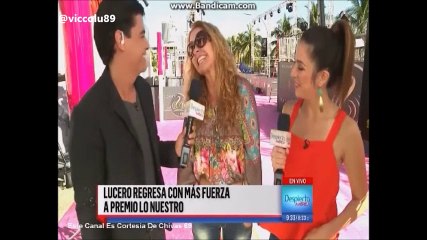 Entrevista  lucero en Despierta américa