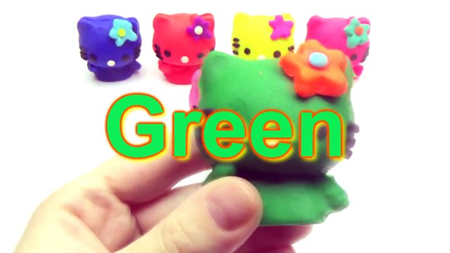 Candy Surprise Cups Hello Kitty Toys Learn Colors Play Doh Modelling Clay Fun & Creative f