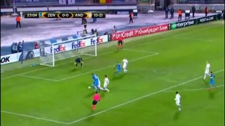 ZENIT ST PETERSBURG 1-0 ANDERLECHT Goal Giuliano  1-0  Zenit St Petersburg vs Anderlecht - Europa League 2017