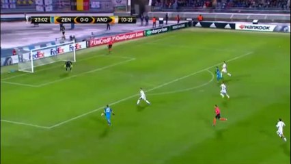 Goal Giuliano Zenit St Petersburg  (1-0)  Anderlecht