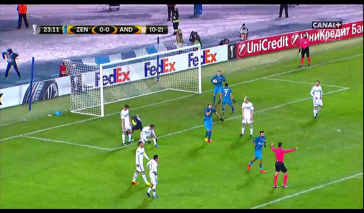Giuliano Goal HD - Zenit Petersburg 1-0 Anderlecht - 23.02.2017