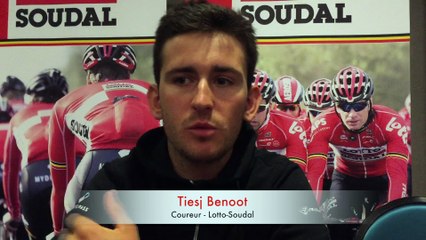Tiesj Benoot: "La pression la plus forte, c'est moi qui me la met"