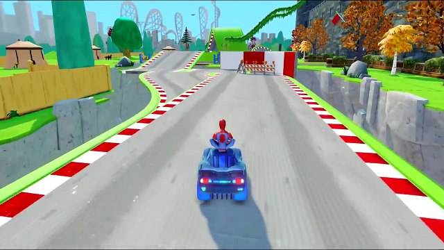 #Incy Wincy Spider Nursery Rhymes Songs | Disney McQueen Cars, Spiderman, Hulk Colors For