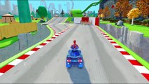 #Incy Wincy Spider Nursery Rhymes Songs | Disney McQueen Cars, Spiderman, Hulk Colors For