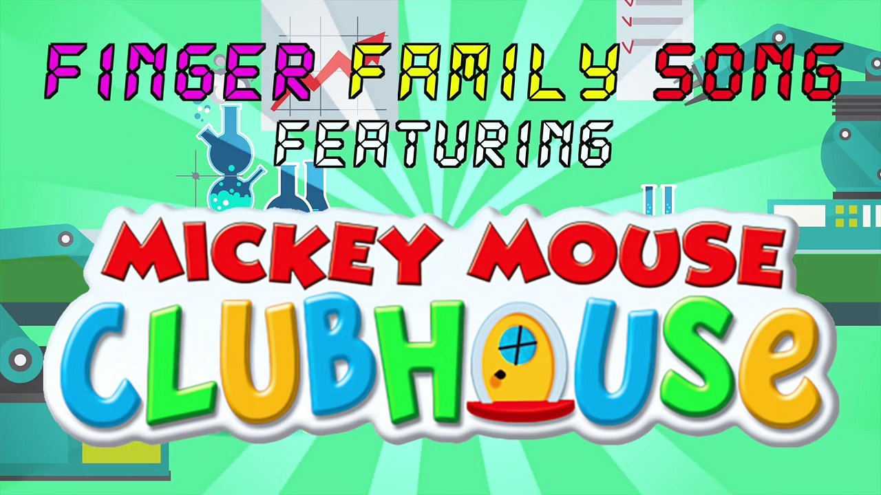 Mickey Mouse Robot and Friends Robots Factory Finger Family Song!