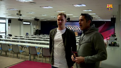 Ter Stegen: "Contra el Atlético será complicado, pero saldremos a ganar"