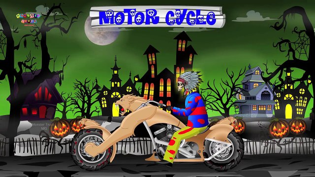 Scary Street Vehicle | Halloween Special | Haunted House Monster Truck | kids videos