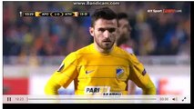 Ioannis Gianniotas Penalty GOAL HD - APOEL Nicosia 2-0 Athletic Club 23.02.2017