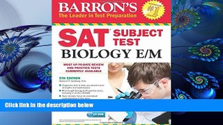 EBOOK ONLINE Barron s SAT Subject Test Biology E/M with CD-ROM, 5th Edition Deborah T. Goldberg