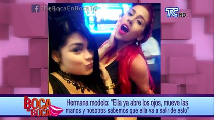 Hermana de la modelo Titi de buenas noticias