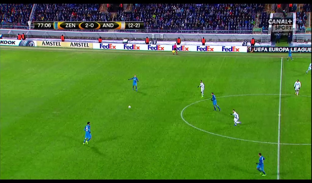 Giuliano Goal HD - Zenit Petersburg 3-0 Anderlecht - 23.02.2017