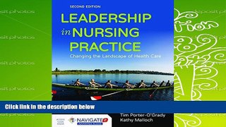 Audiobook  Leadership In Nursing Practice: Changing the Landscape of Health Care Trial Ebook