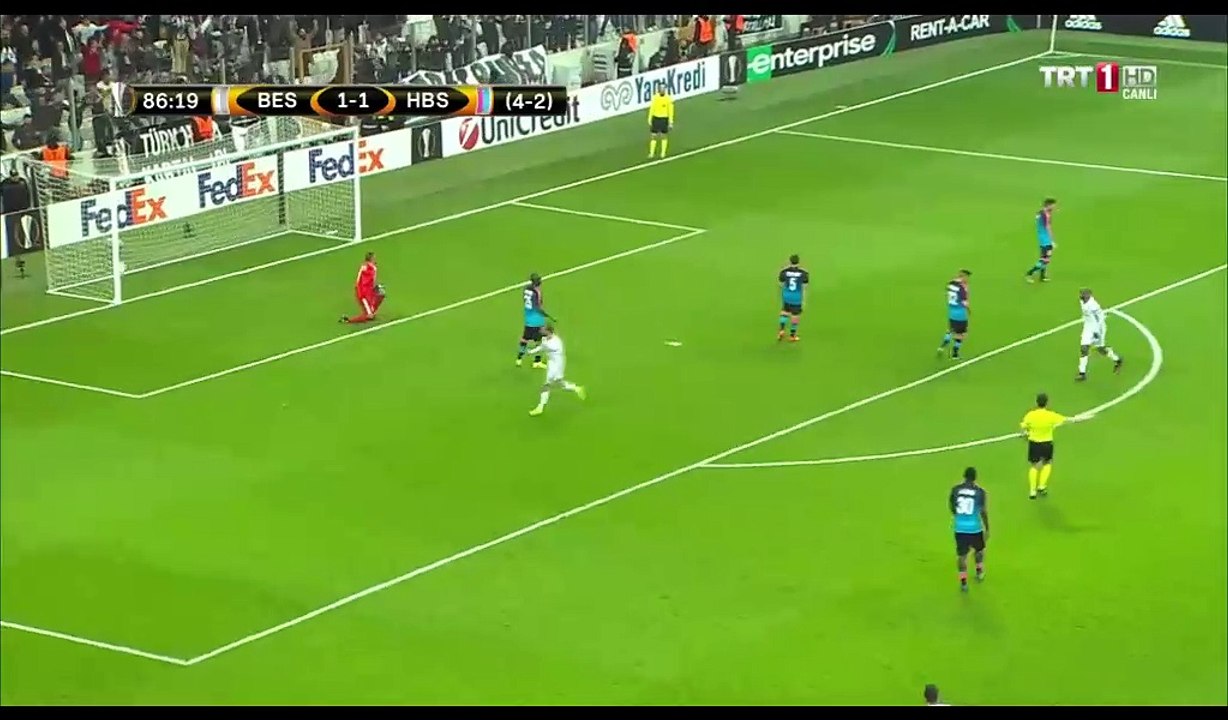 Cenk Tosun Goal HD - Besiktas 2-1 H. Beer Sheva - 23.02.2017