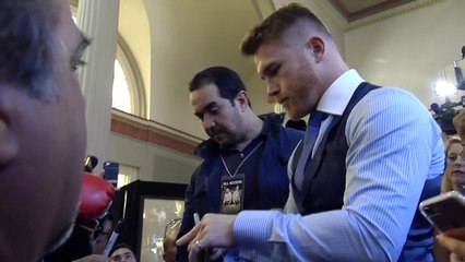 Canelo Alvarez with Fans
