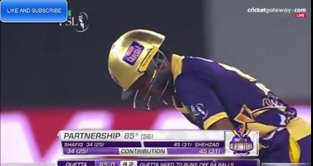 Karachi Kings vs Quetta Gladiators 23 feb- 2017Complete Highlights ..