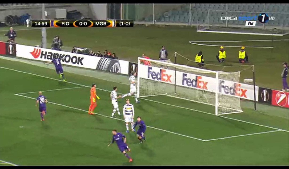 Nikola Kalinic Goal HD - Fiorentina 1-0 B. Monchengladbach - 23.02.2017