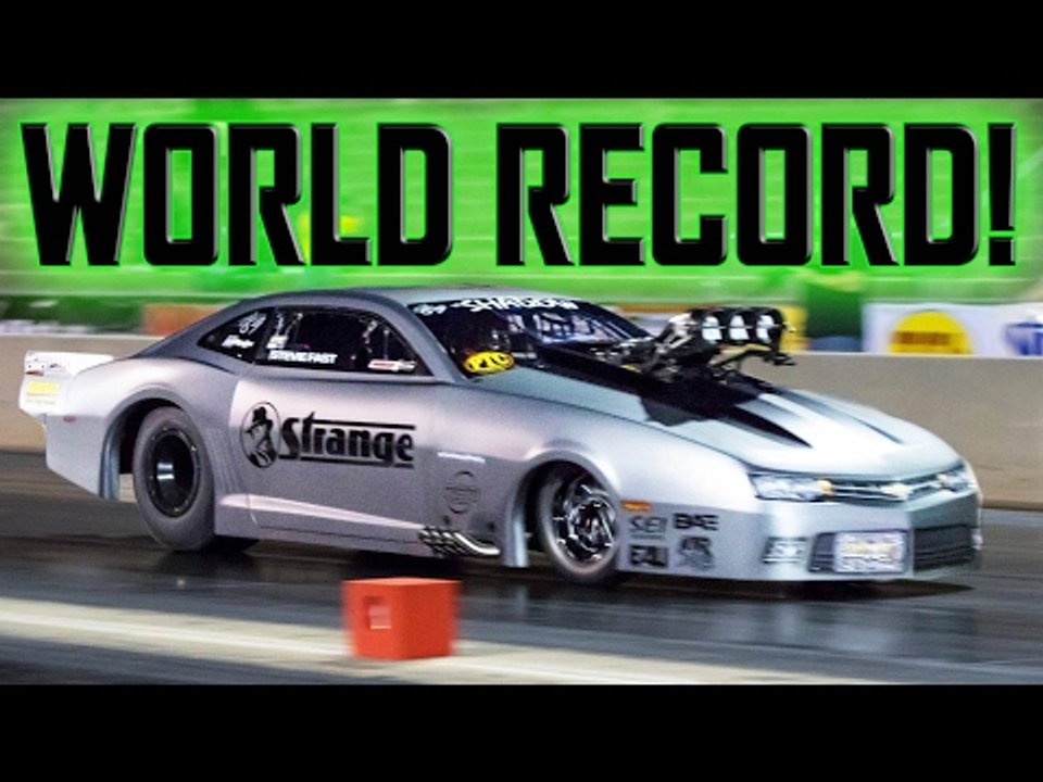 DRAG RADIAL WORLD RECORD 2017 - Stevie FAST Jackson SHADOW 2.0!