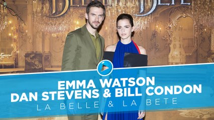 La Belle et la Bête : Question à Emma Watson et Dan Stevens