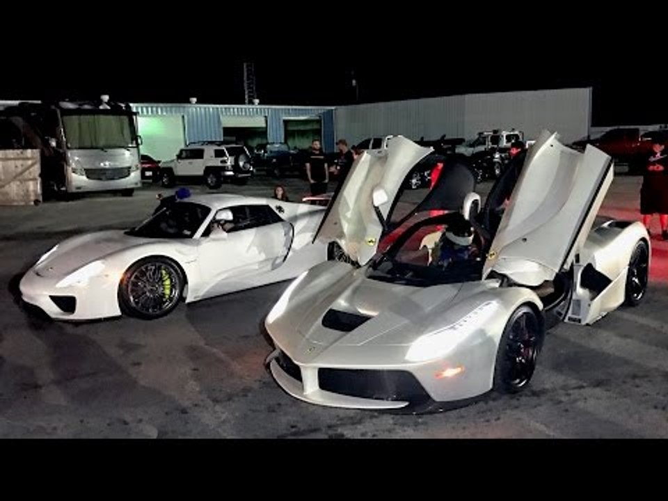 LaFerrari vs 918 Spyder - $3,000,000 Worth of Hypercars!