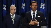Point de presse de la Coalition avenir Québec sur la maladie d'Alzheimer et l'aide médicale à mourir.