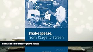 Audiobook  Shakespeare, from Stage to Screen Sarah Hatchuel FAVORITE BOOK
