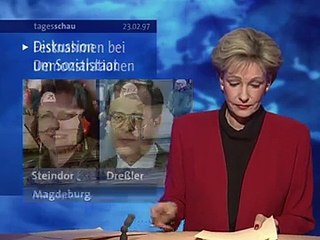 Tagesschau | 23. Februar 1997 20:00 Uhr (mit Dagmar Berghoff) | Das Erste