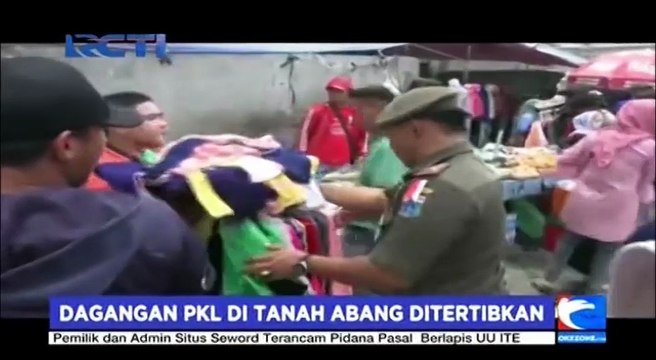 Penertiban PKL di Tanah Abang
