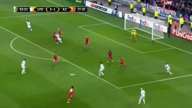 Sergi Darder Goal HD - Olympique Lyonnais 3-1 AZ Alkmaar - 23.02.2017 HD