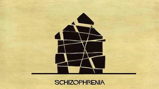 Cet artiste illustre 15 maladies et troubles mentaux en utilisant comme base... une maison !