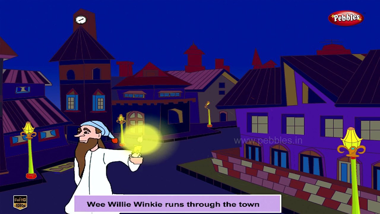 Wee Willie Winkie, Nursery Rhymes & Top Kids Songs by HooplaKidz