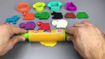 Fun Play and Learn Colours and Shapes with Play Dough Modelling Clay Creative