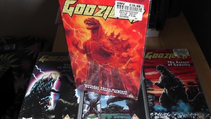 Godzilla Films on VHS x3 (Carlton Home Video - UK) (HQ)