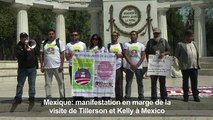 Mexique: Manifestation en marge de la visite de Tillerson