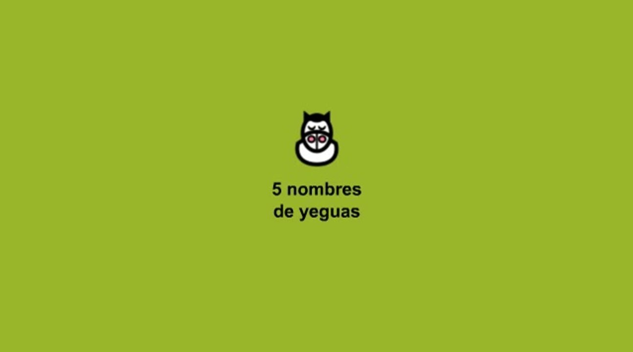 Nombres para yeguas