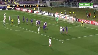 Lars Stindl Hattrick Goal HD - Fiorentina 2-3 Borussia M'gladbach - 23.02.2017 HD