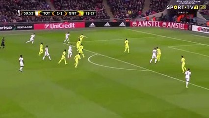 Victor Wanyama Goal HD - Tottenham Hotspur 2-1 KAA Gent - 23.02.2017 HD