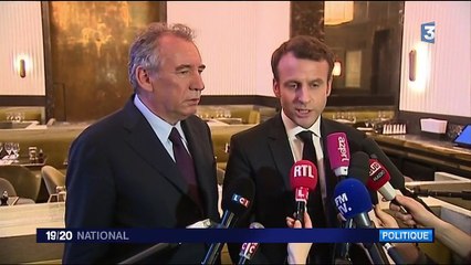Présidentielle 2017 : Emmanuel Macron et François Bayrou, la rencontre