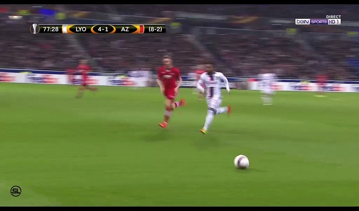 Nabil Fekir Goal HD - Lyon 5-1 AZ Alkmaar - 23.02.2017