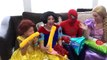 Misterdoyan superhero Frozen Elsa and Spiderman Giant Candy Haul Disney Princesses and Bea