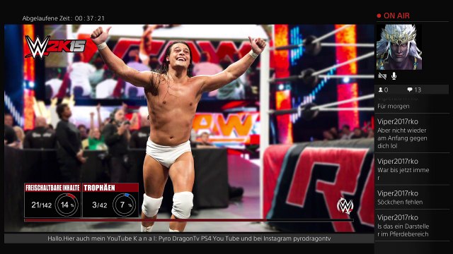 GER/PS4 Pyro DragonTv Spezialstream WWE 2K15 bis 2Uhr (40)