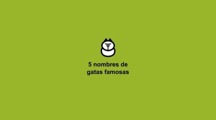 Nombres de gatas famosas