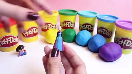 Video herunterladen: Play Doh Rainbow Surprise Eggs Play-Doh Toys Huevos Sorpresa Plastilina радуга многоцветный