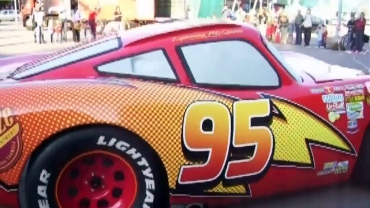 Lightning Mcqueen and Mater in Real Life - CARS...