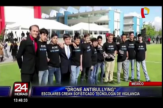Presentan drones que son capaces de detectar casos de bullying