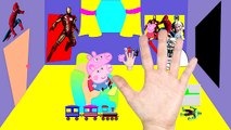 Finger Family collection Peppa Pig SpiderMan Lollipop Superheroes Nursery Rhymes Lyrics and more