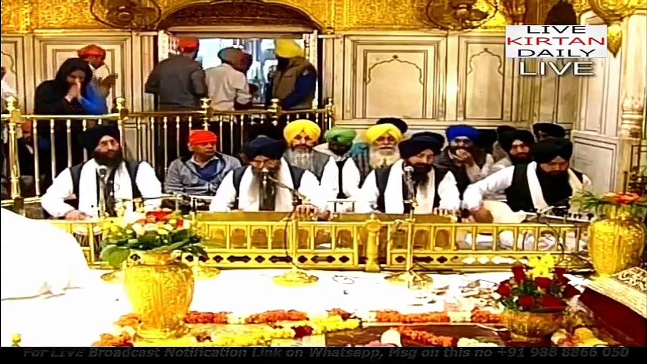 Live Kirtan from Sri Darbar Sahib, 24 February 2017 (Morning)